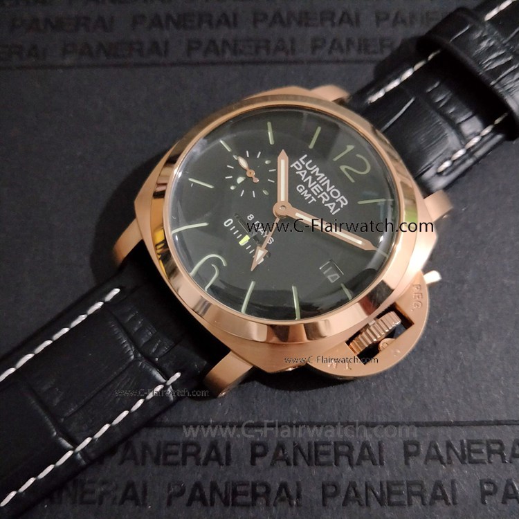 Copy Panerai PAM 233 Luminor 1950 8 Days GMT Rose Gold Watch Copy Panerai PAM 233 Luminor 1950 8 Days GMT Rose Gold Watch